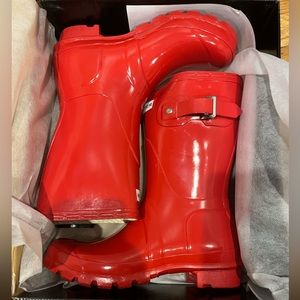 Hunter - original gloss short - pillar box red 7B